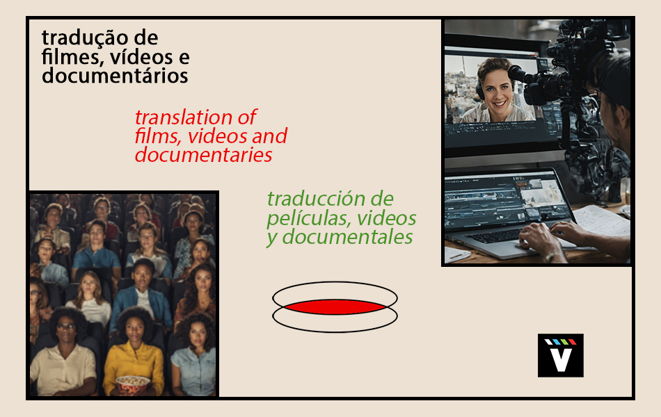 Transcenda fronteiras com nosso serviço de tradução, versão, legendas e dublagem para filmes, séries e documentários!