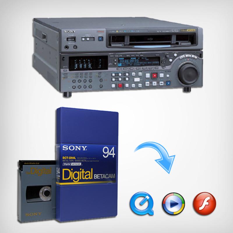 Digitalização de Fitas - Betacam Digital