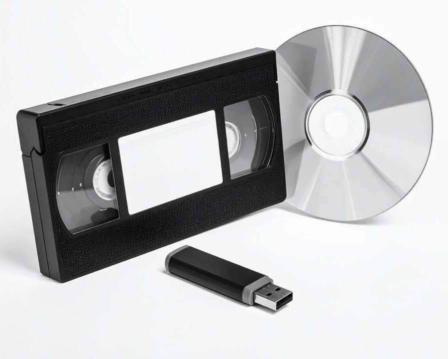DIGITALIZAÇÃO DE FITAS VHS E DVD PARA PEN DRIVE