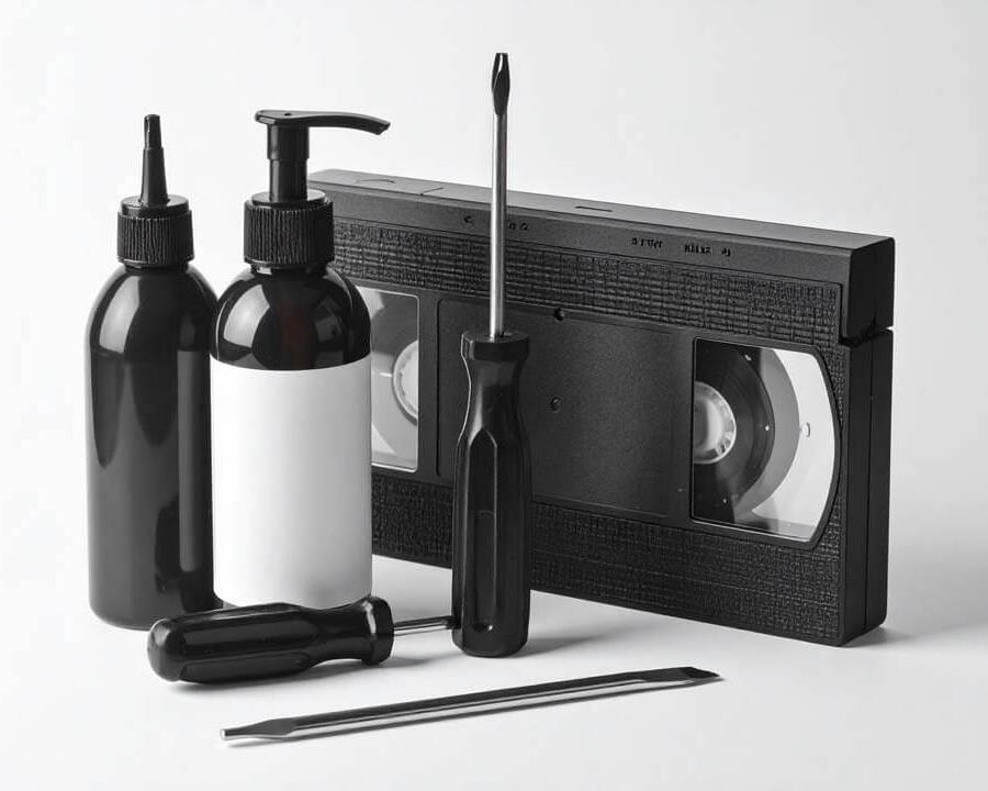 LIMPEZA E RECUPERAÇÃO DE FITAS VHS MOFADAS E DANIFICADAS