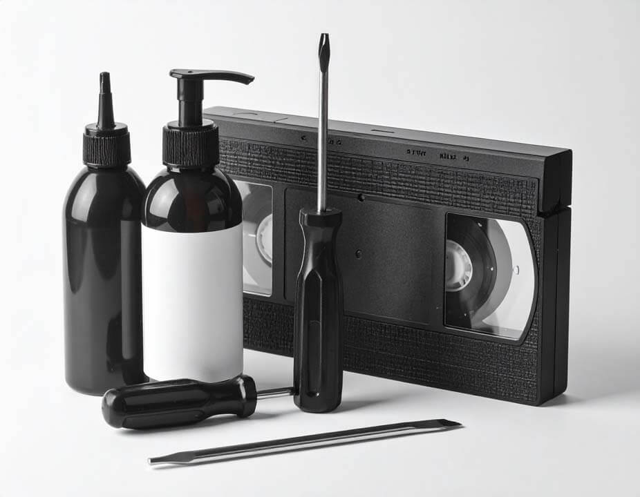 LIMPEZA E RECUPERAÇÃO DE FITAS VHS MOFADAS E DANIFICADAS